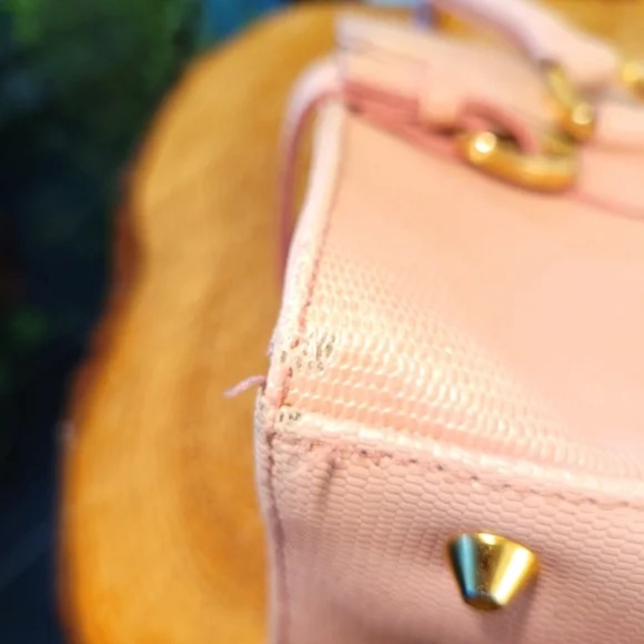 Vintage Lord & Taylor Reptile Pattern Leather Bag - Picture 14 of 15